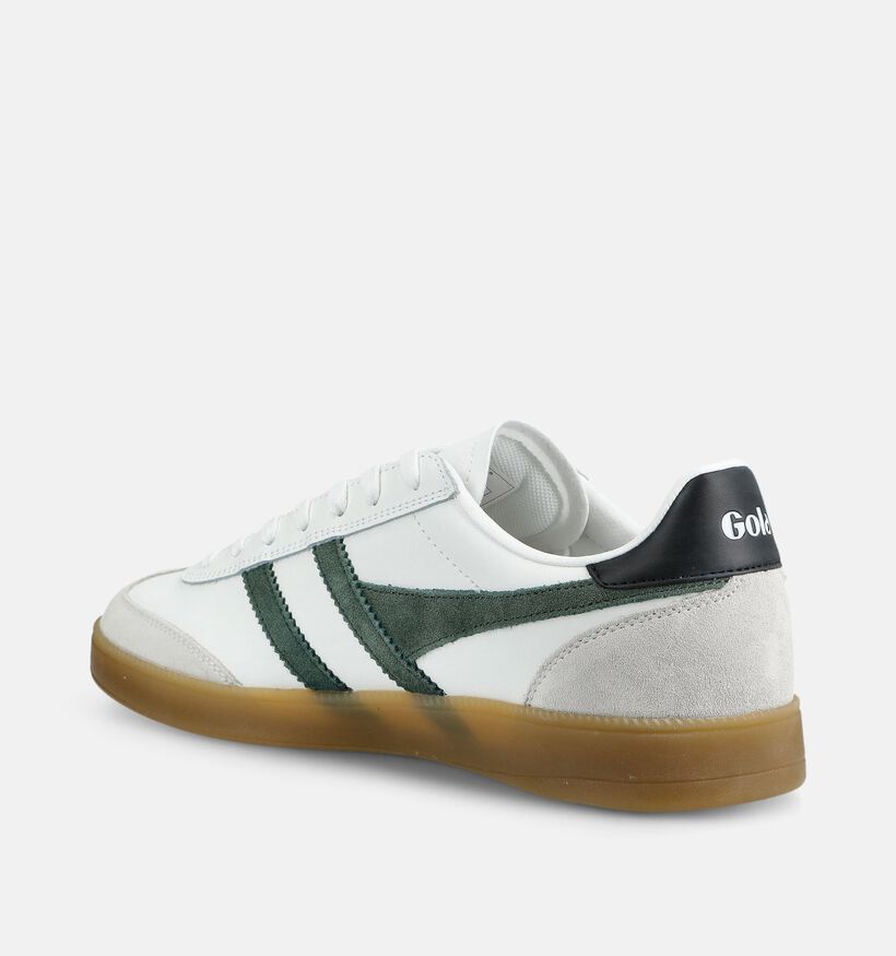 Gola Viper Leather Chaussures plates en Vert pour hommes (368576) - pour semelles orthop&eacute;diques