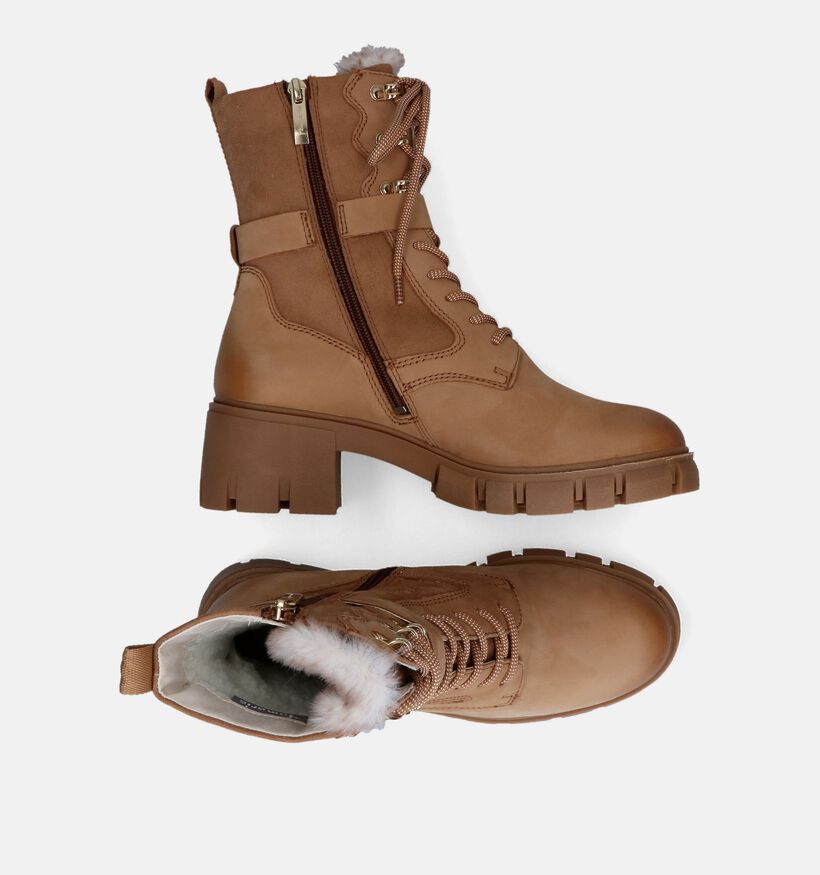 Tamaris Boots à lacets en Camel pour femmes (315395)