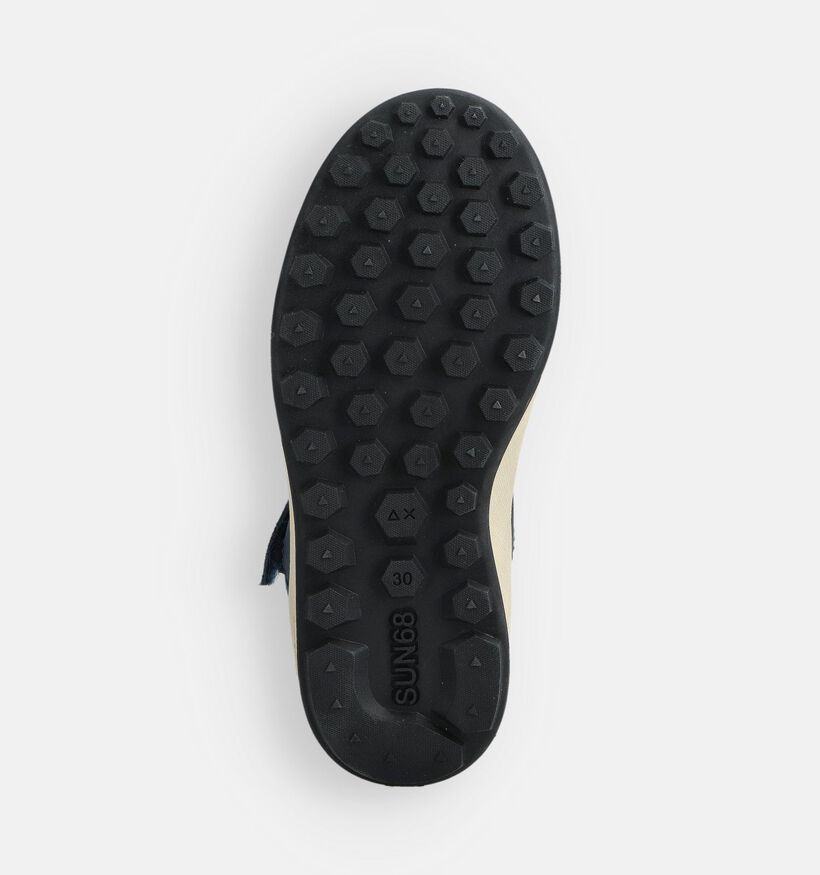 Sun68 Genius Mid Blauwe Sneakers voor jongens (362143) - geschikt voor steunzolen
