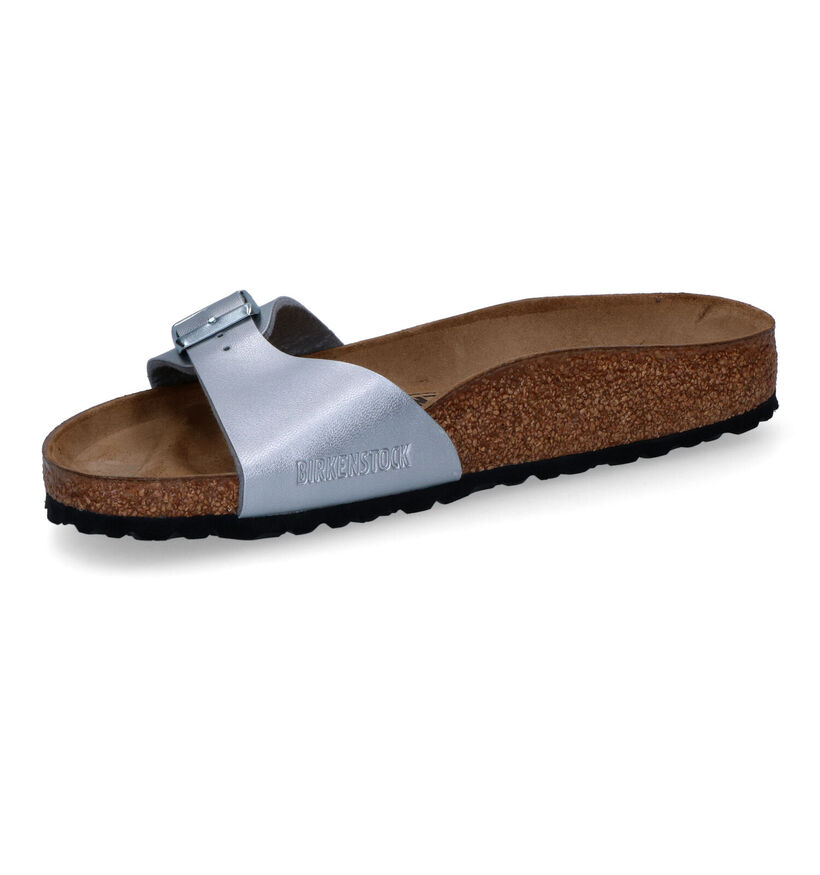 Birkenstock Madrid Birko-Flor Witte Slippers voor dames (338044)