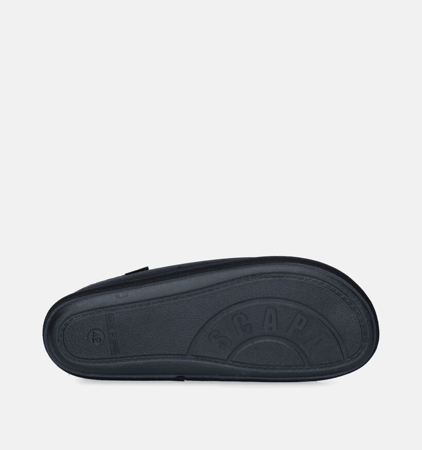 Scapa Pantoufles pour semelles orthopédiques en Noir pour hommes (347767) - pour semelles orthopédiques