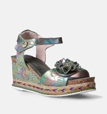 Laura Vita Sandalen Groen