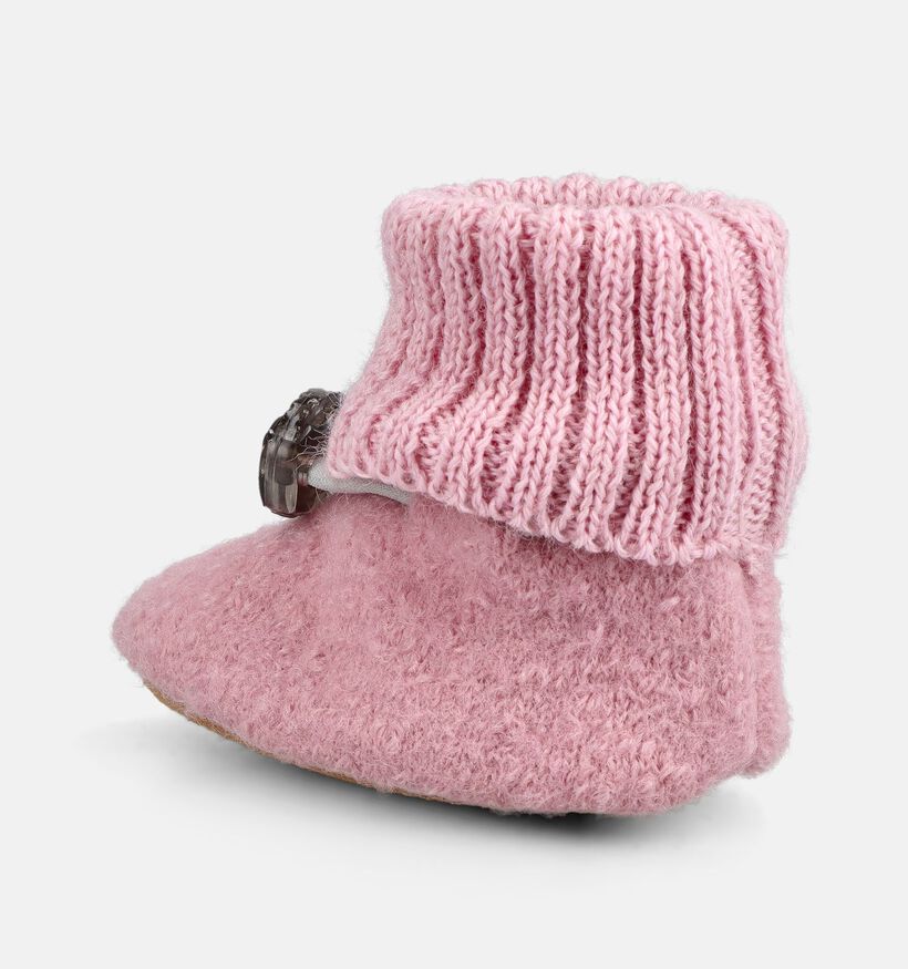 Bergstein Cozy Baby Roze Gesloten Babypantoffels voor meisjes (381298)