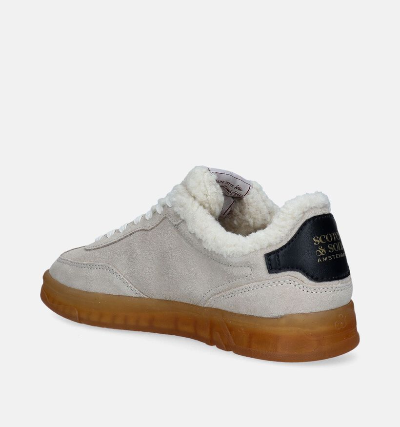 Scotch & Soda Nixie Baskets en Écru pour femmes (345485) - pour semelles orthopédiques