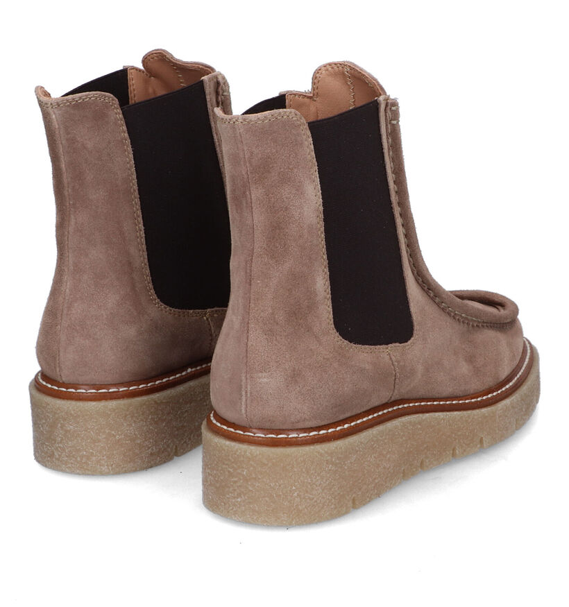 Weekend Bottines Chelsea en Taupe pour femmes (317690)
