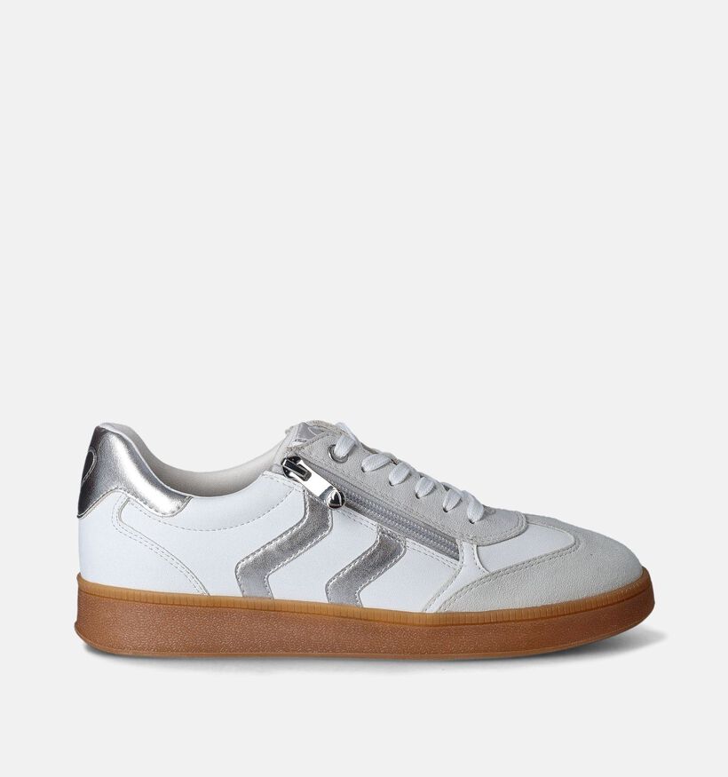 Marco Tozzi Baskets casual en Blanc pour femmes (353200) - pour semelles orthopédiques