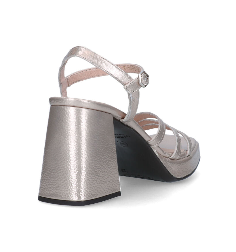 Wonders Sandales à talons en Or pour femmes (325419)