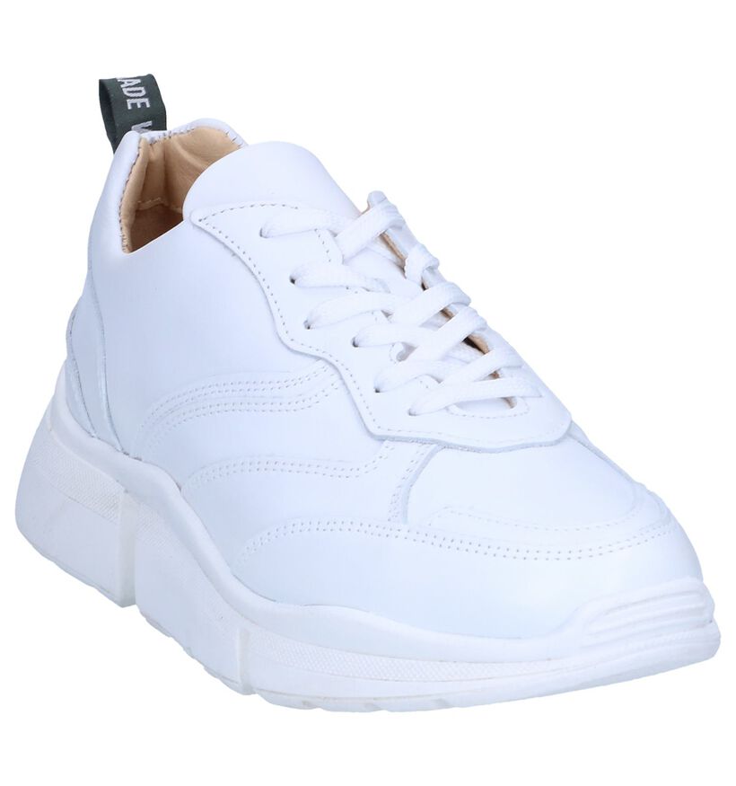 Deabused Baskets basses en Blanc en cuir (263733)