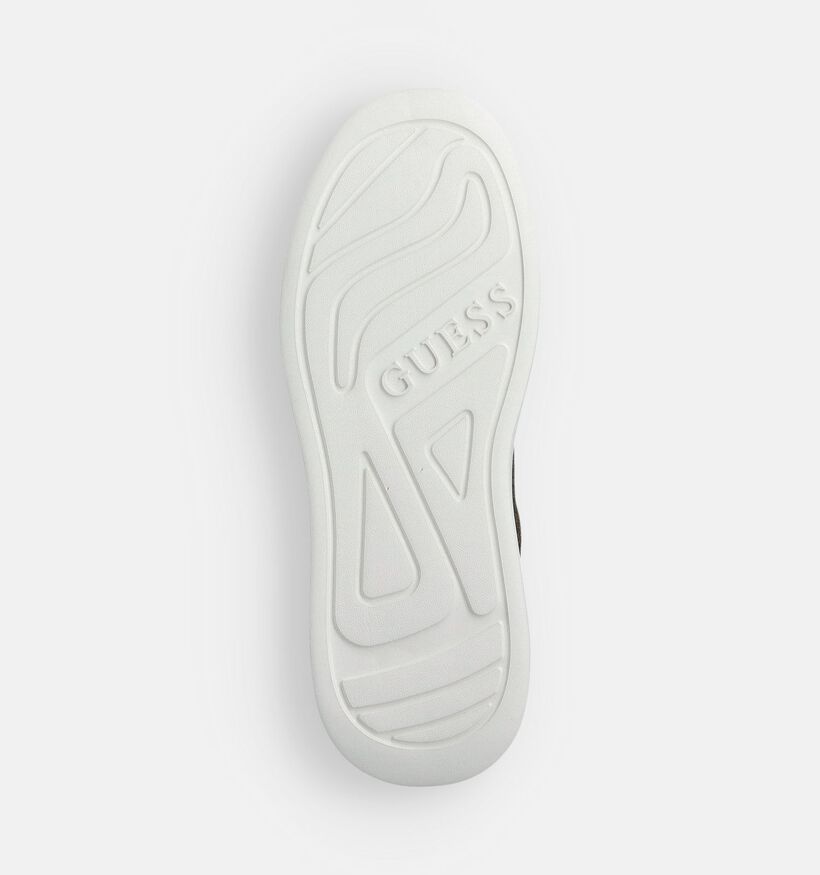 Guess Elba Donkerbruine Veterschoenen voor heren (366521) - geschikt voor steunzolen