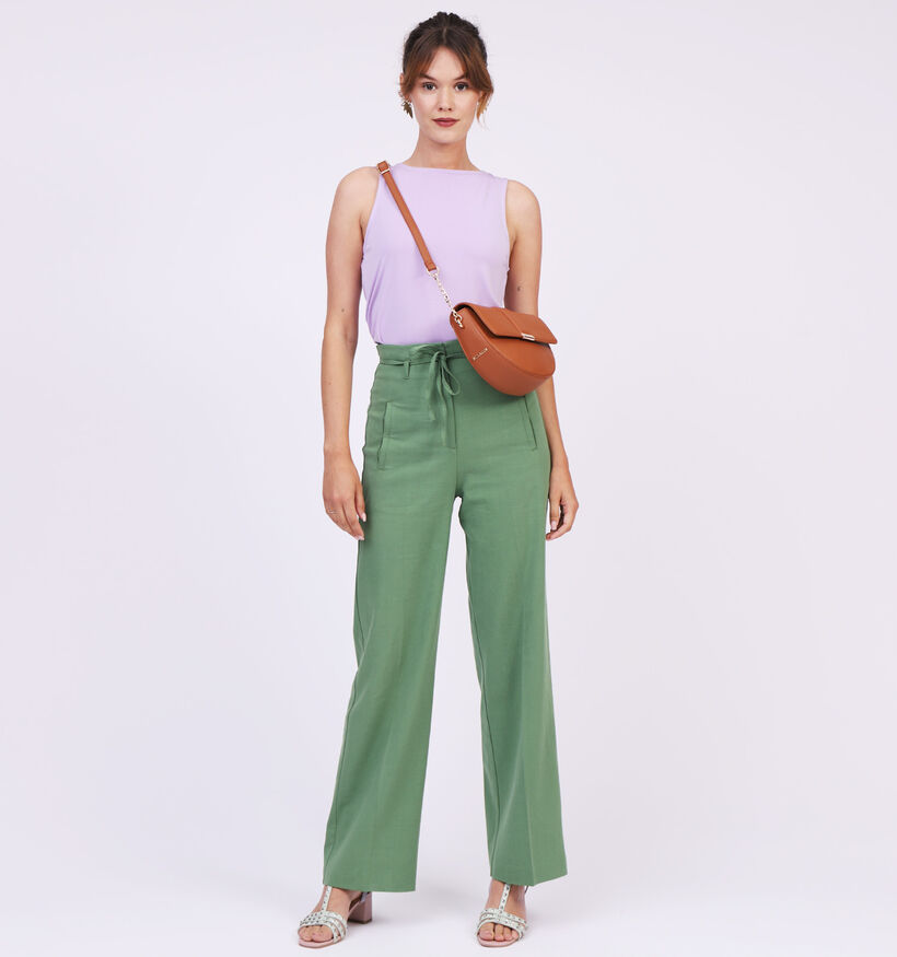 comma Pantalon Large en Vert (313249)