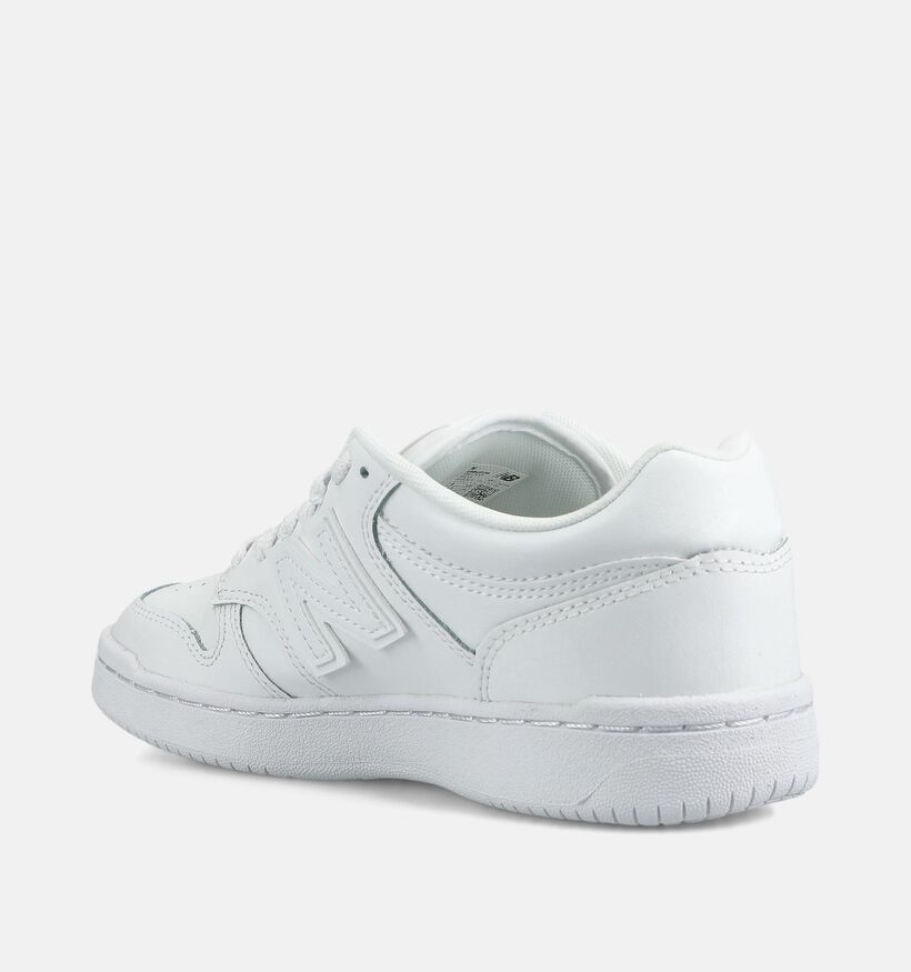 New Balance GSB 480 Baskets basses en Blanc pour filles, gar&ccedil;ons (377313) - pour semelles orthop&eacute;diques