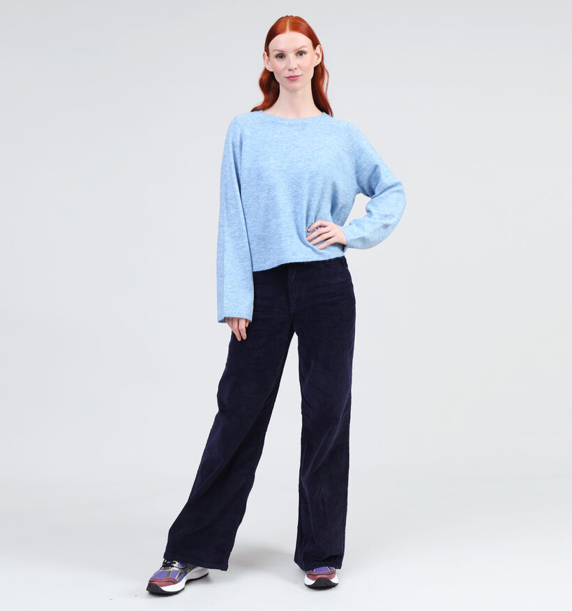 Vero Moda Jupiter Pull en tricot en Bleu pour femmes (346138)