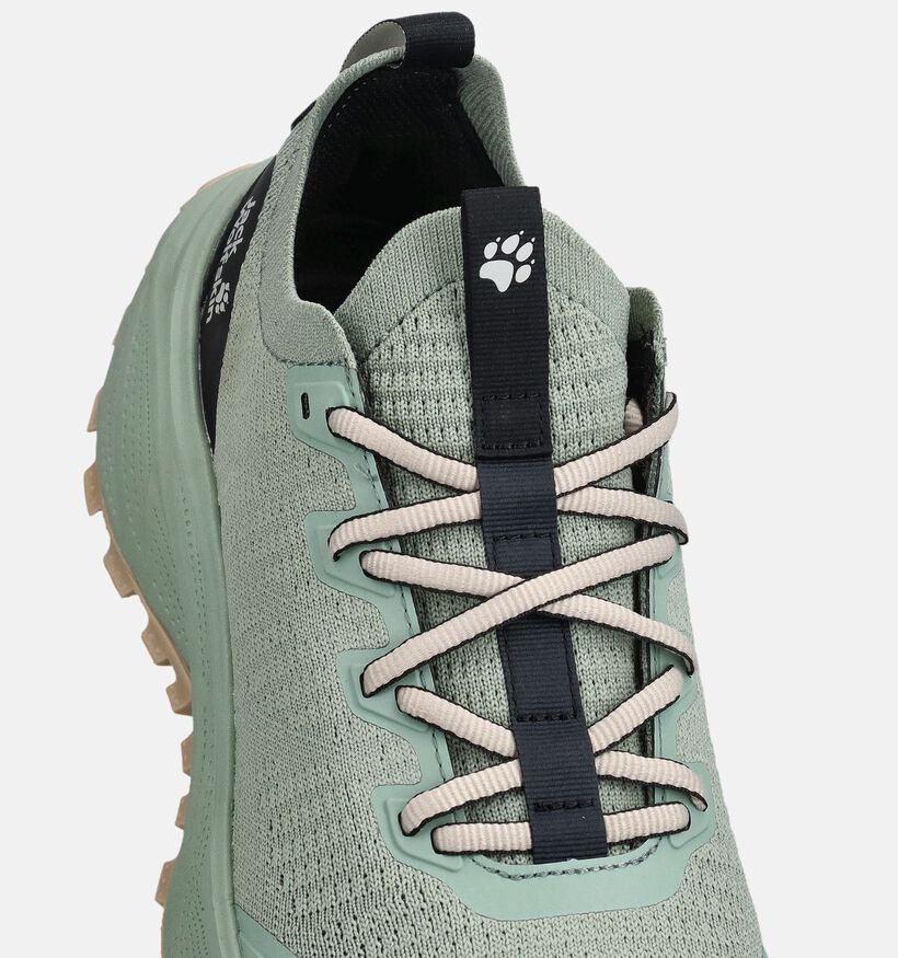 Jack Wolfskin PS Trail Knit Low Chaussures outdoor en Vert pour femmes (371962) - pour semelles orthop&eacute;diques