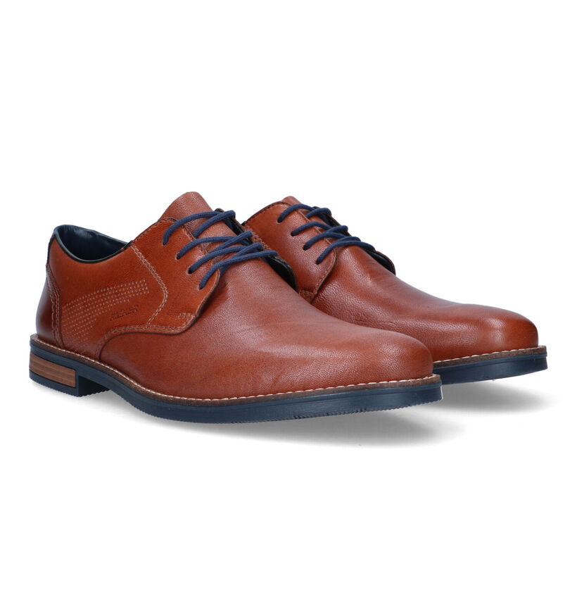 Rieker Cognac Geklede Schoenen in leer (320277)
