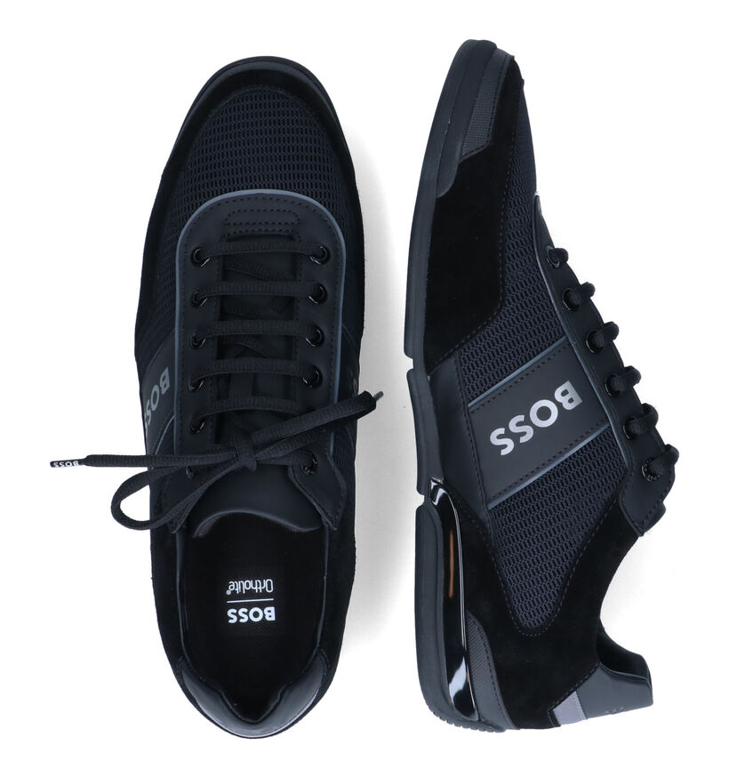 Hugo Boss Saturn Chaussures à lacets Noir pour hommes (318704) - pour semelles orthopédiques