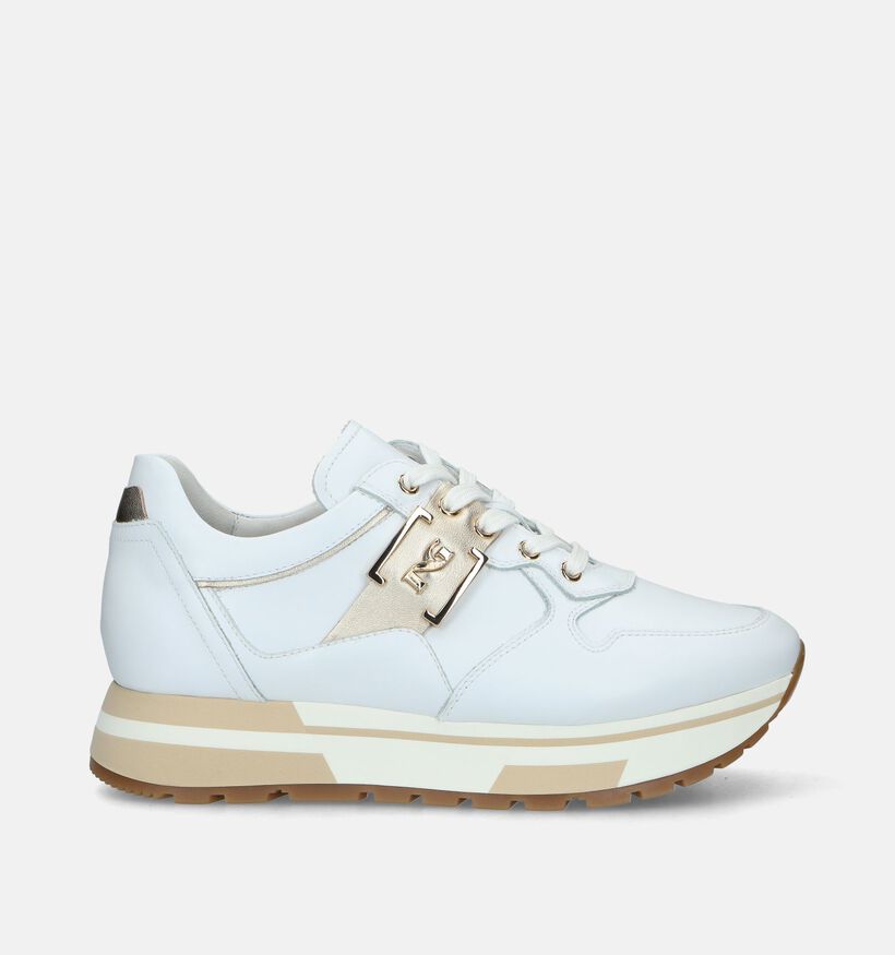 NeroGiardini Witte Sneakers voor dames (339444) - geschikt voor steunzolen