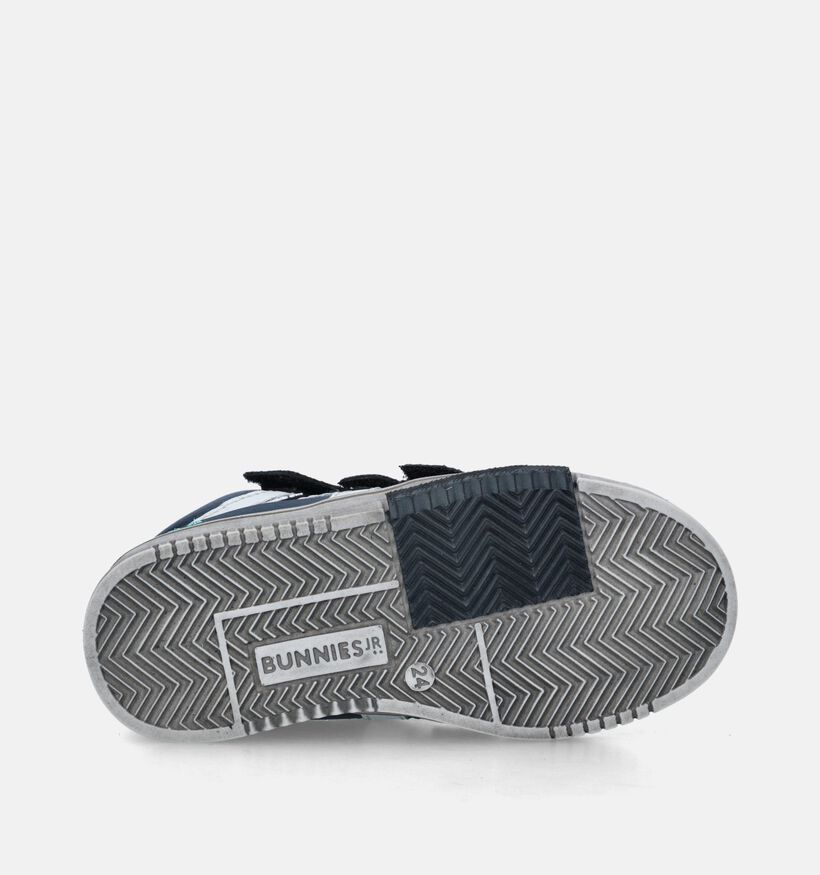 Bunnies Blauwe Velcroboots voor jongens (347761) - geschikt voor steunzolen