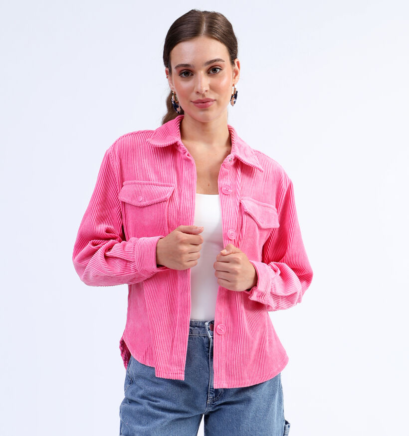 Vero Moda Sascha Roze Corduroy hemd voor dames (330896)