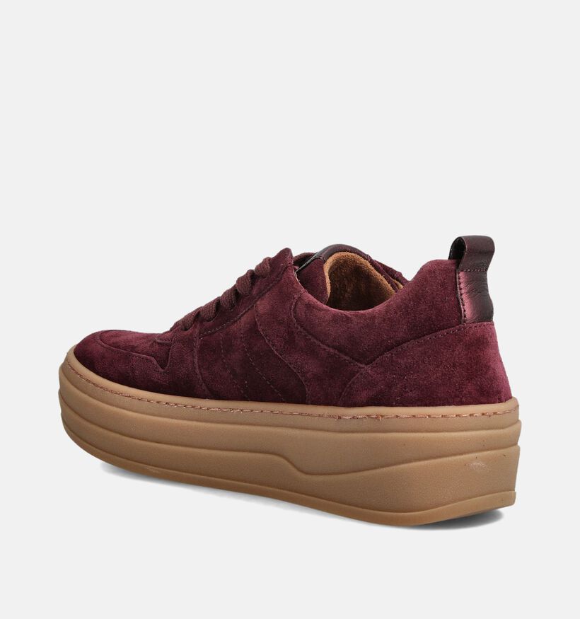 Gabor Bordeaux Sneakers voor dames (363094) - geschikt voor steunzolen