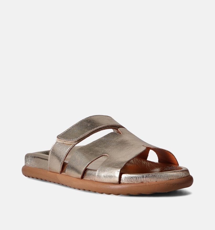 Tango Lilia 1 Nu-pieds plates en Or pour femmes (363079)