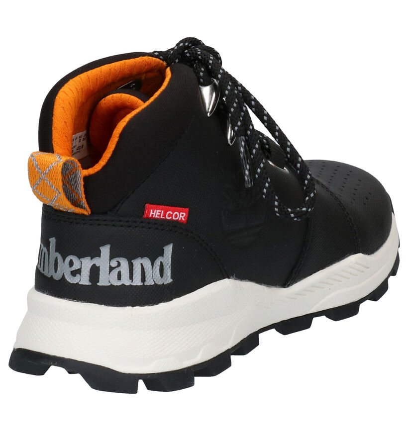 Timberland Brooklyn Mid Zwarte Bottines in leer (293800)