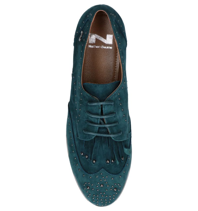 Nathan-Baume Chaussures à lacets en Vert foncé en daim (233094)