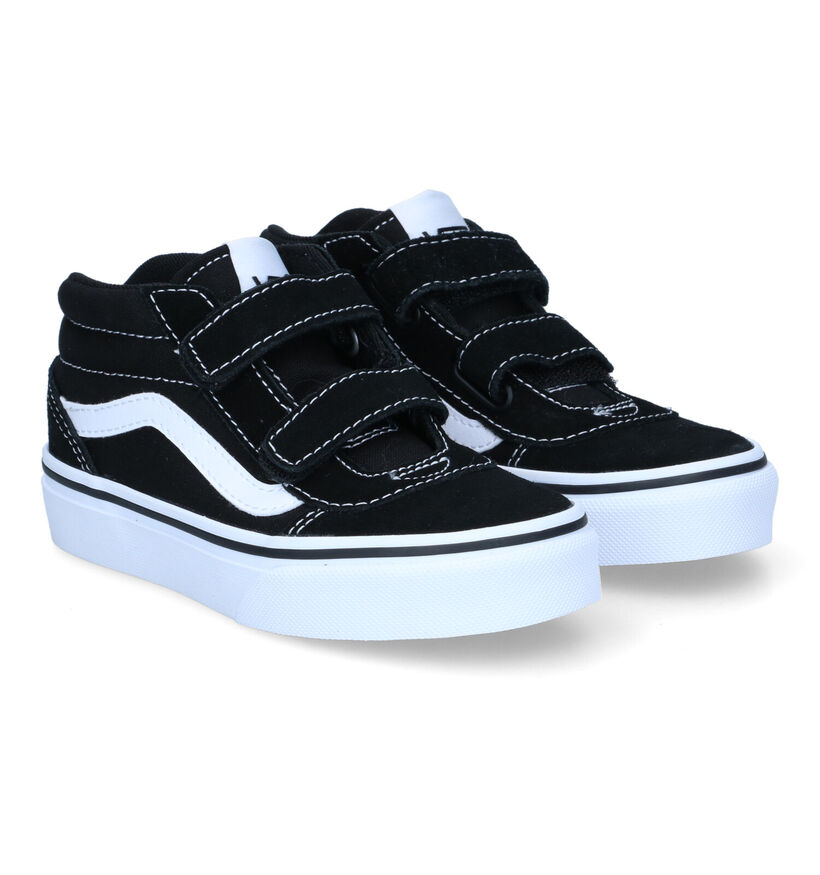 Vans Ward Zwarte Skate Sneakers voor jongens, meisjes (317519)