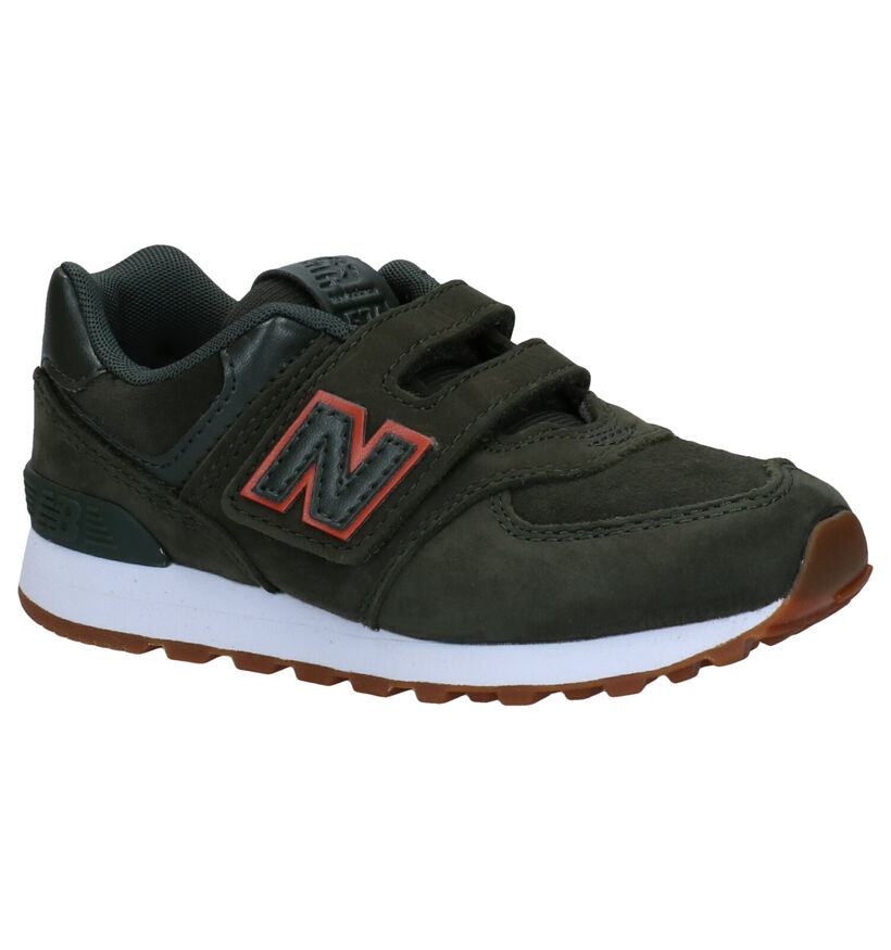 New Balance YV574 Blauwe Sneakers in daim (276847)