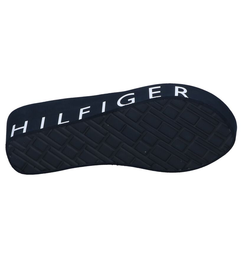 Tommy Hilfiger Tongs en Bleu foncé en textile (242128)