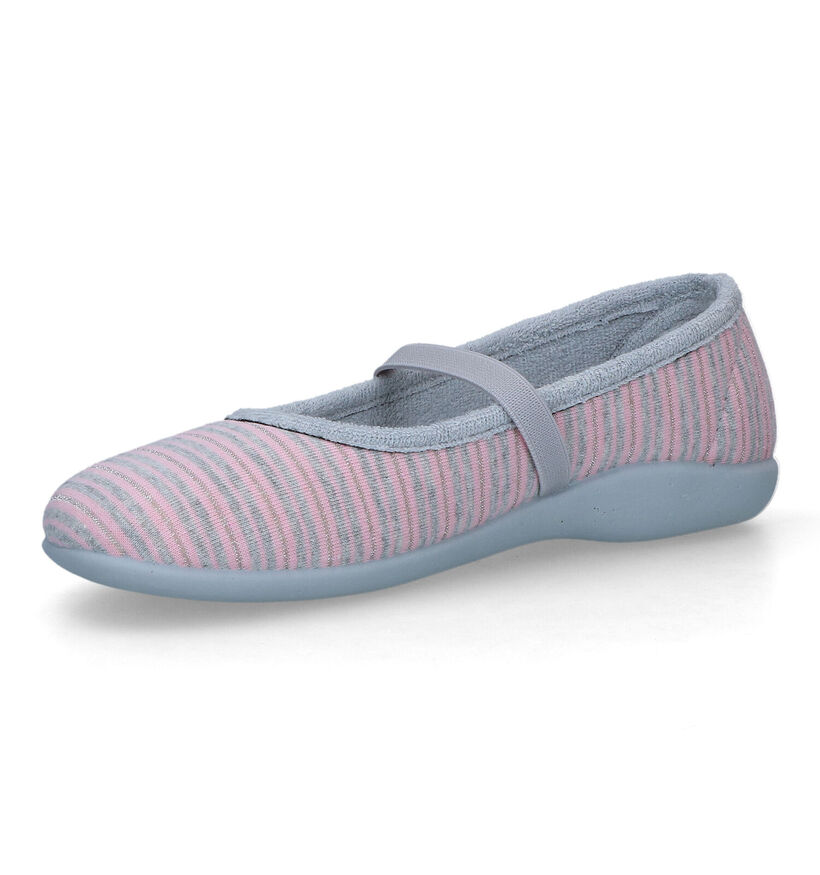 Hush Puppies Omida Pantoufles en Bleu en textile (324420)