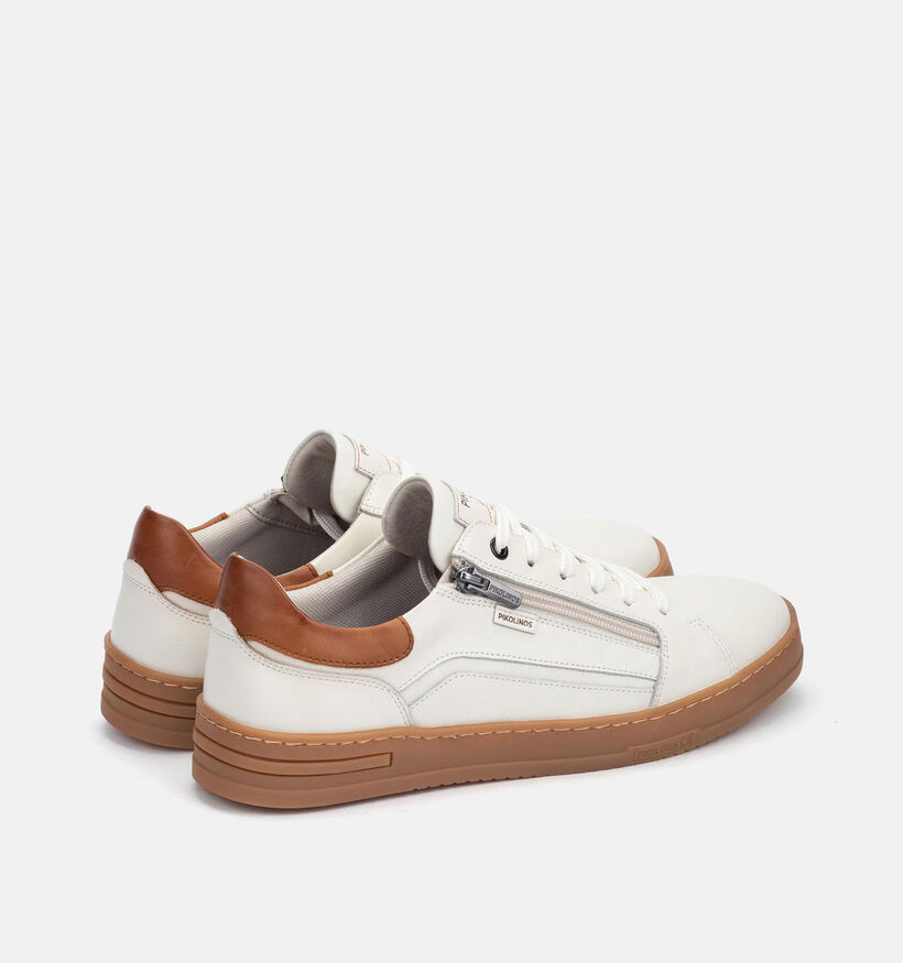 Pikolinos Xativa Ecru Rits-Veterschoenen voor heren (370615) - geschikt voor steunzolen