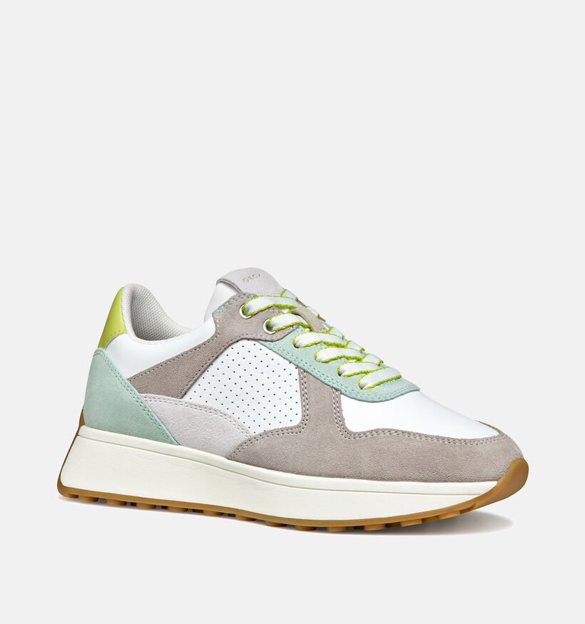 Geox Amabel A Groene Sneakers voor dames (353783) - geschikt voor steunzolen