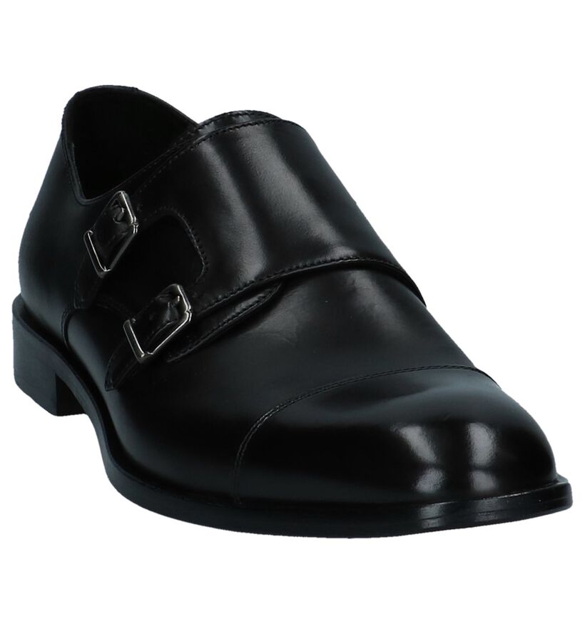 Geox Zwarte Schoenen met Gespen, , pdp
