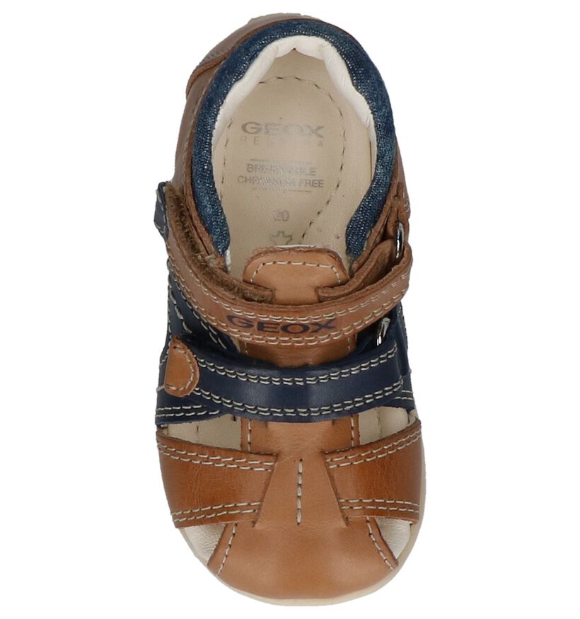 Geox Sandales pour bébé en Cognac en cuir (213183)