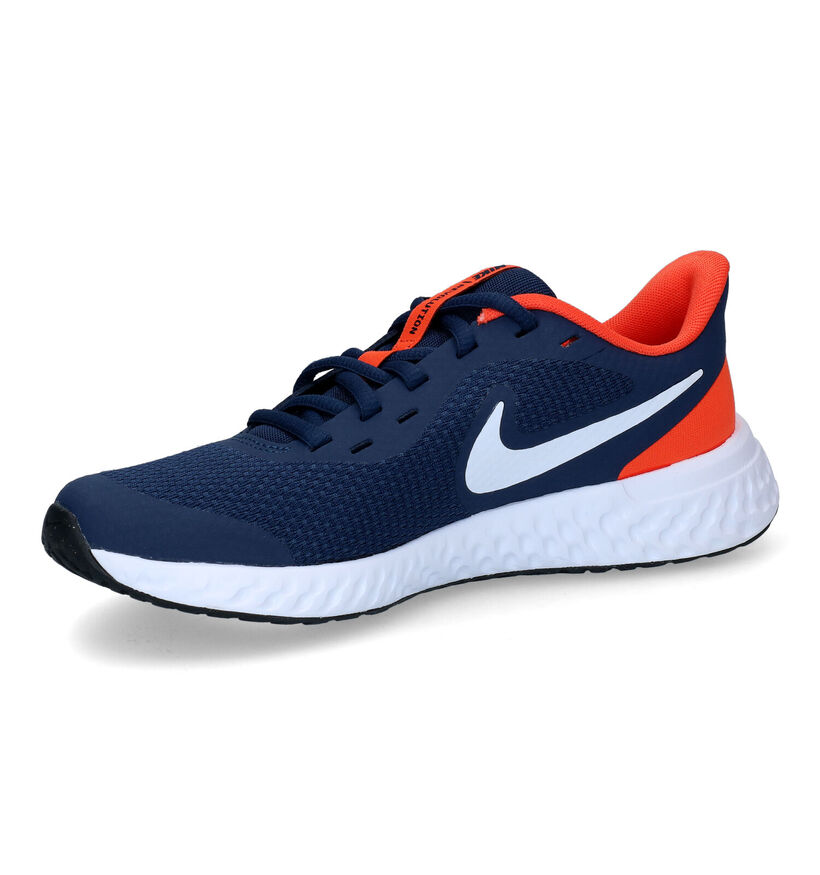 Nike Revolution Baskets en Bleu en synthétique (293616)