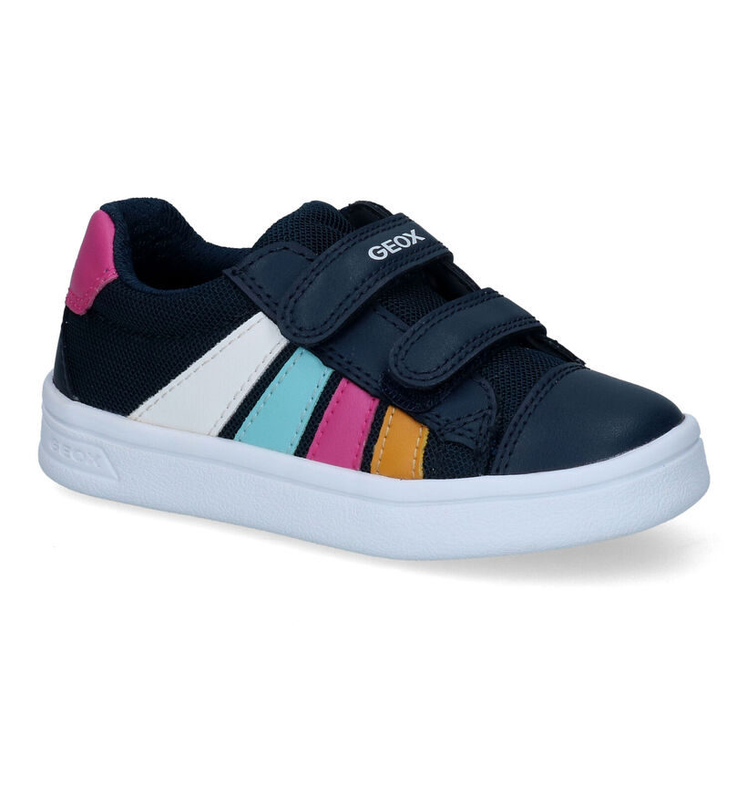 Geox Djrock Blauwe Sneakers voor meisjes (304207) - geschikt voor steunzolen