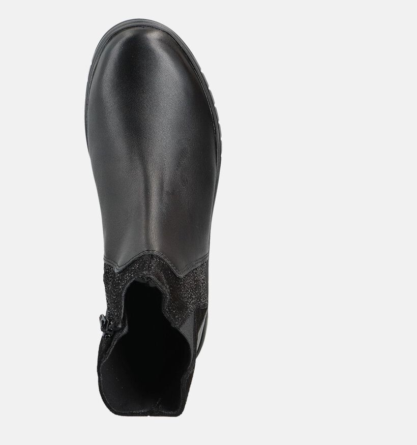 Solemade Isla Zwarte Enkellaarzen Comfort voor dames (364133) - geschikt voor steunzolen