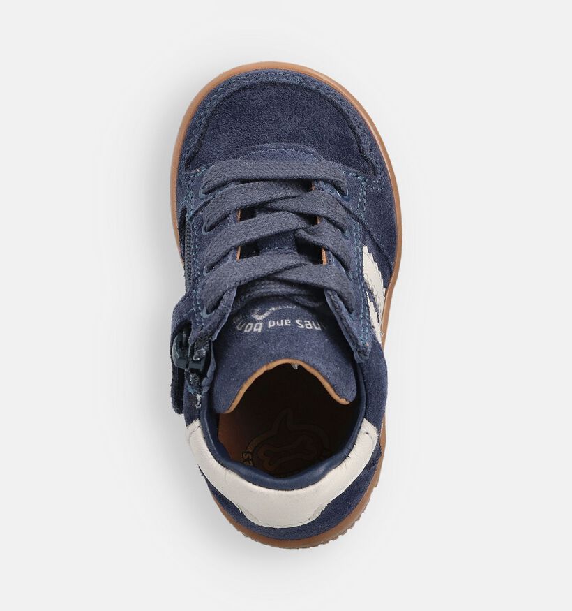 STONES and BONES Naif Chaussures pour bébé en Bleu foncé pour filles, garçons (361977) - pour semelles orthopédiques