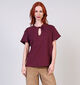 Adoré Elisabeth Bordeaux T-shirt voor dames (369245)
