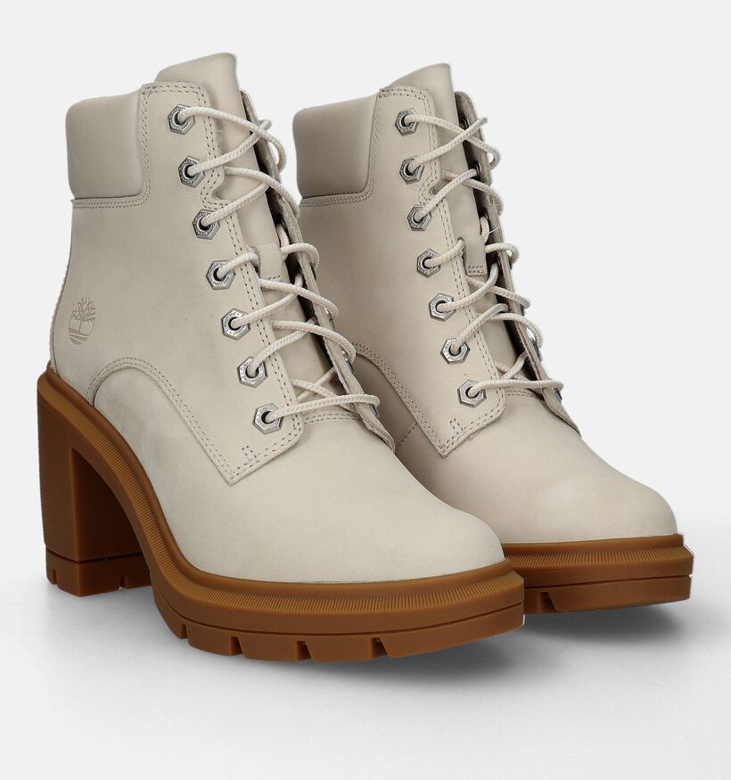 Timberland Allington Heights 6IN Bottillons en Taupe pour femmes (346053) - pour semelles orthopédiques