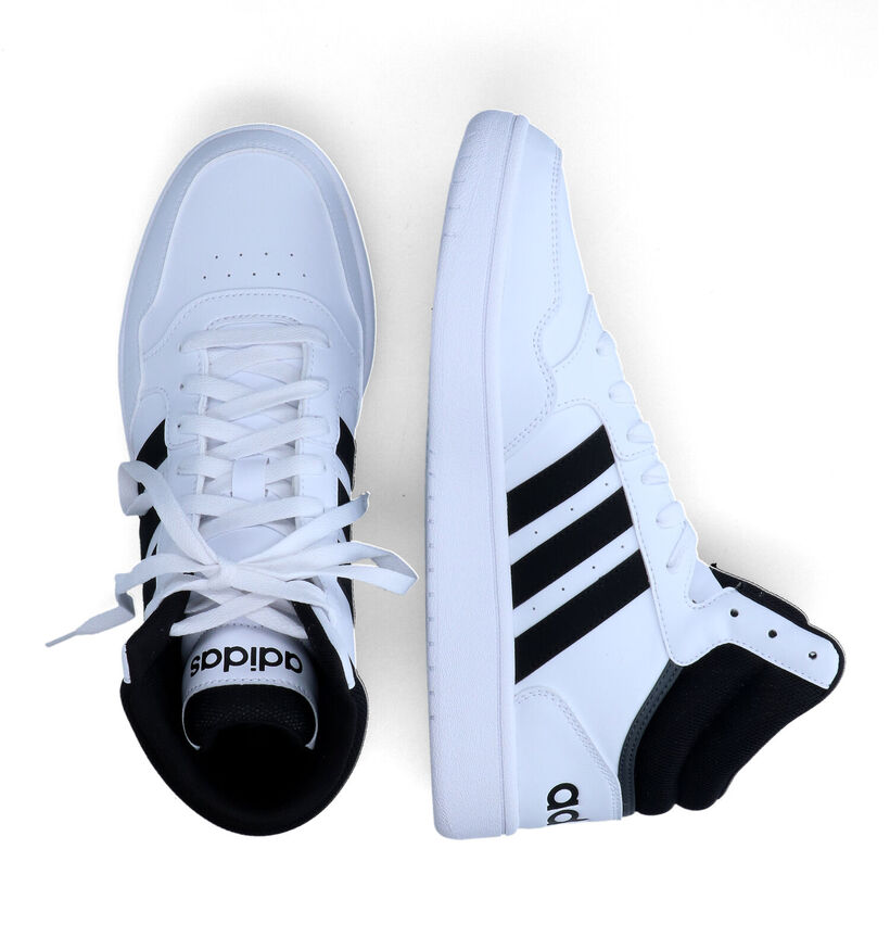adidas Hoops 3.0 Mid Witte Hoge Sneakers voor heren (308454)