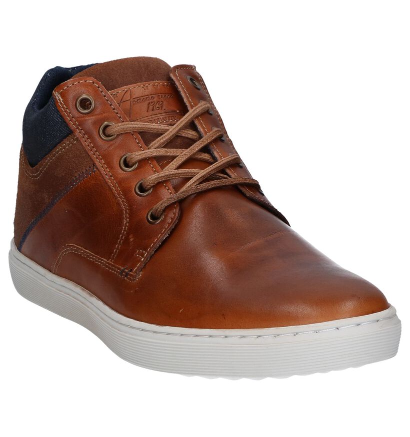 Bullboxer Chaussures hautes en Cognac en cuir (260657)