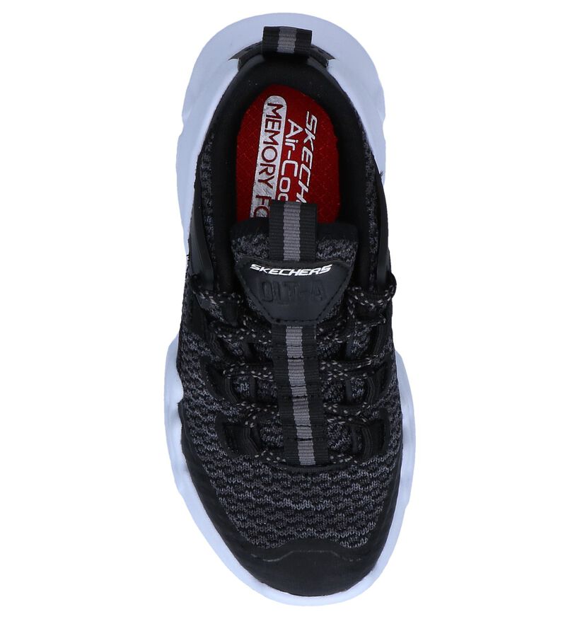 Zwarte Sneakers Skechers in stof (250720)