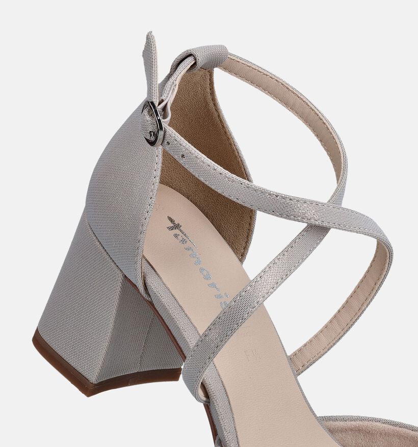 Tamaris Escarpins &agrave; bride en Argent pour femmes (367623)