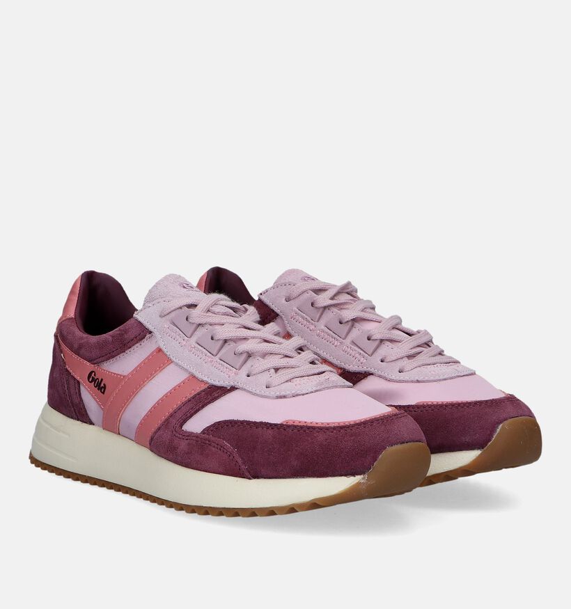 Gola Chicago Lila Sneakers voor dames (339456) - geschikt voor steunzolen