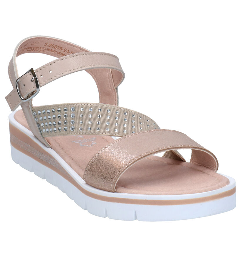 Marco Tozzi Roze Sandalen in leer (270778)