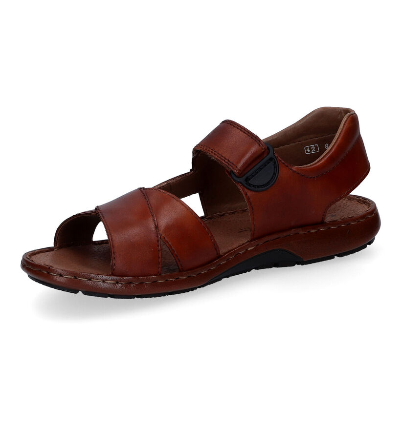 Rieker Sandales en Cognac pour hommes (339201)