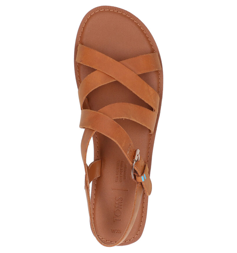 Toms Sicily Cognac Sandalen in leer (288341)