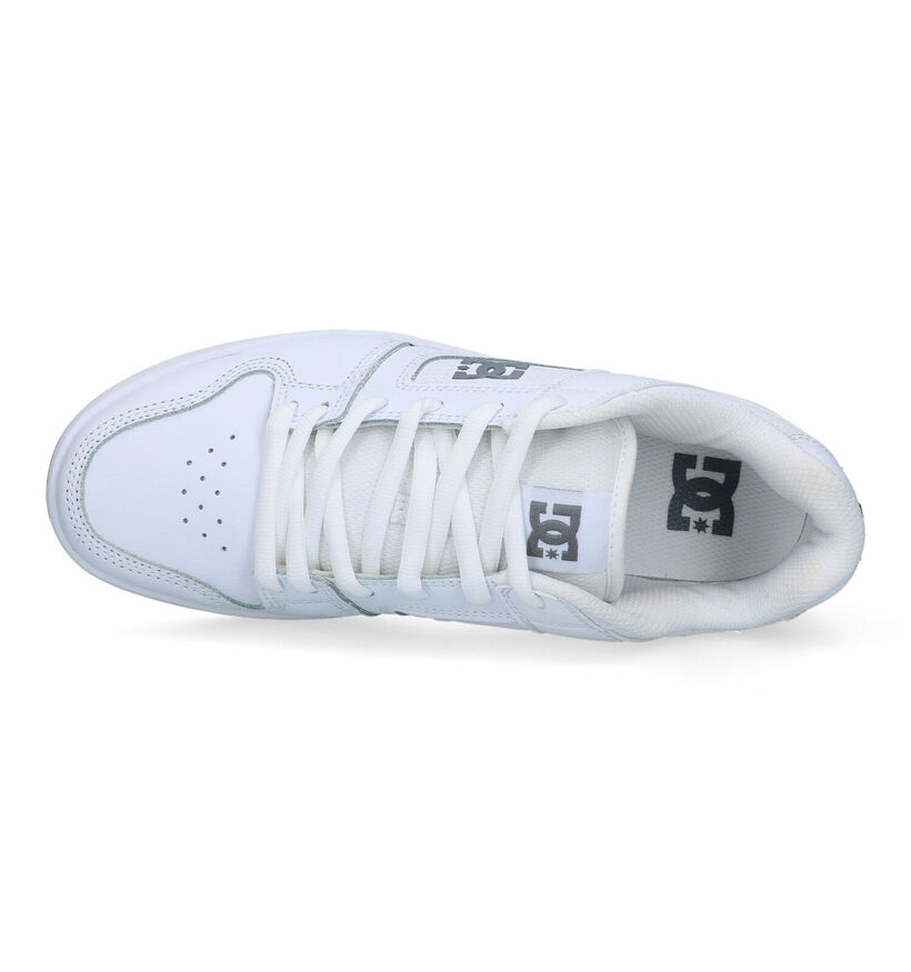 DC Shoes Manteca 4 Baskets de skate en Blanc pour hommes (350820) - pour semelles orthopédiques