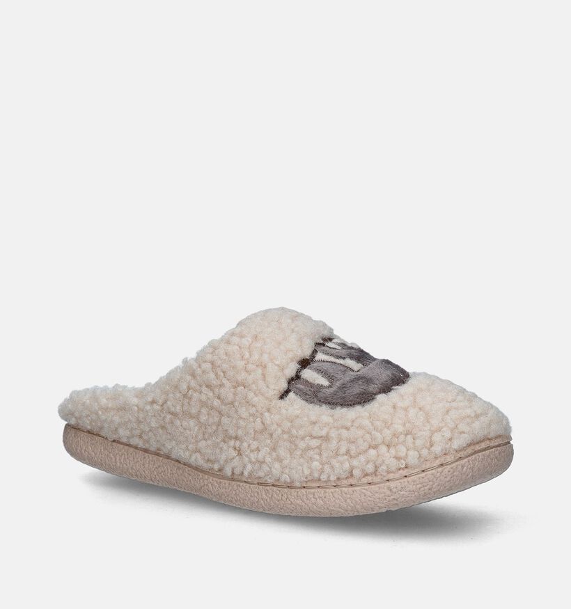 Torfs Home Pantoufles ouvertes en Beige pour femmes (349391)